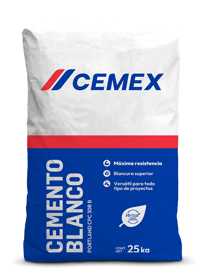 Cemento blanco Monterrey 25 kg